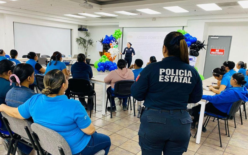 Fortalece SSP Sonora acciones preventivas en empresas privadas contra la violencia