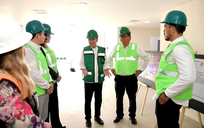 Durazo supervisa obras del nuevo Hospital Universitario; formará 100 especialistas cada año
