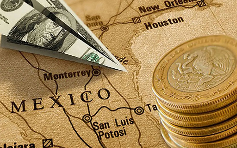 Remesas a México aumentan 3% anual y suman 36 mil 349 millones de dólares hasta julio