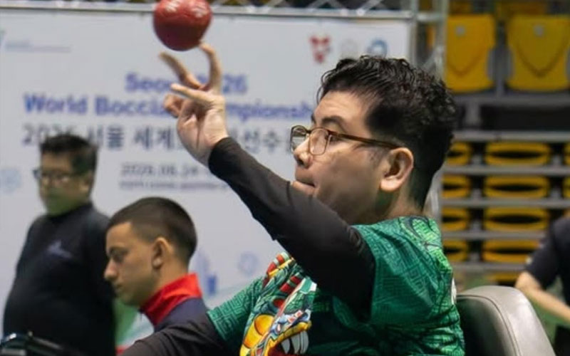 Sonorenses Dubier Paredes y Rogelio González se meten al Top 10 mundial de boccia en Corea del Sur