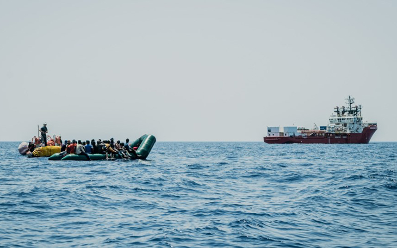 Ocean Viking rescata a 175 migrantes en costas de Libia