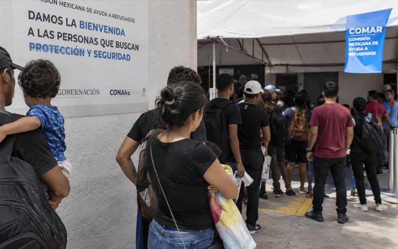 México se mantiene como líder regional en solicitudes de refugio, reporta Acnur