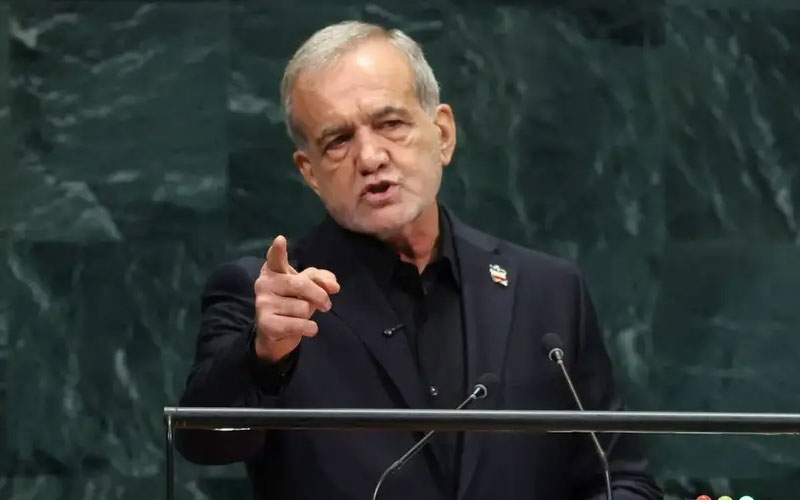 Pezeshkian afirma ante la ONU que Irán no se arrodillará ante Estados Unidos y llama al diálogo