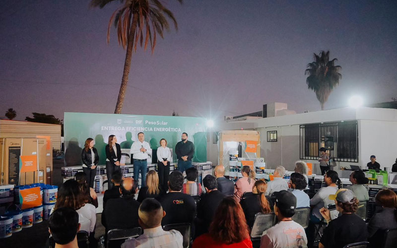 Entrega Toño Astiazarán apoyos del programa Peso Solar a 15 instituciones altruistas de Hermosillo