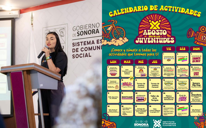 Arranca el Mes de las Juventudes en Sonora con más de 30 actividades gratuitas