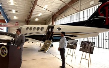 Exhiben en museo de EU el avión en que fue trasladado "El Mayo" Zambada