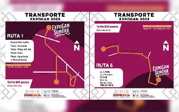 ExpoGan 2025: activan seis rutas nocturnas para facilitar regreso seguro por solo 20 pesos