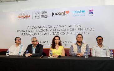 SSPC, Unicef y Juconi capacitan en Sonora para crear espacios seguros para niñas y niños