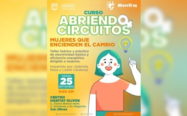 Invitan a mujeres de Hermosillo al taller gratuito de electricidad básica “Abriendo Circuitos”
