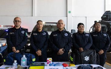 Paramédicos de la PESP refuerzan atención médica en operativos de seguridad