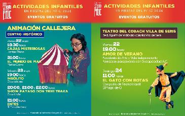 Fiestas del Pitic ofrecerán amplia cartelera infantil para toda la familia