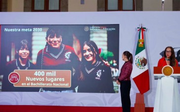 Gobierno federal duplicará a 400 mil la meta de nuevos espacios para bachillerato