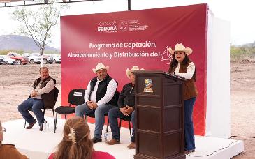 Gobierno de Sonora impulsa al sector ganadero con obras hídricas en Rosario Tesopaco