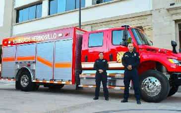 Hermosillo fortalece a su cuerpo de bomberos con cuatro nuevas unidades