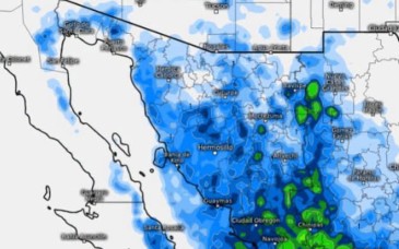 Protección Civil alerta por tormentas fuertes y calor de hasta 41 grados en Sonora