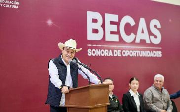 Alfonso Durazo inaugura CRUM de Moctezuma y entrega becas e infraestructura educativa en la Sierra Alta