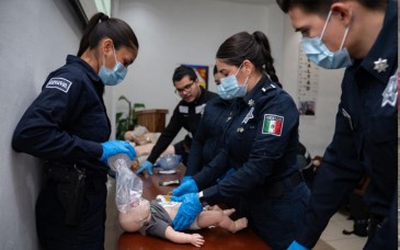 Certifican a policías estatales de Sonora en atención de emergencias y soporte vital