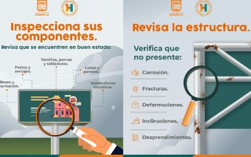 Hermosillo llama a revisar anuncios espectaculares ante riesgos por lluvias y vientos fuertes