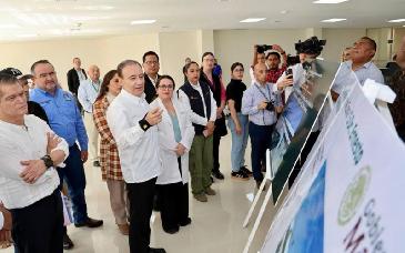 Durazo supervisa modernización del antiguo Hospital General No. 15, ahora transformado en Hospital Universitario