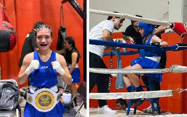 Josmara Flores brilla en el ring y conquista título Sub-17 en Sonora