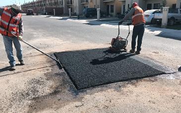 Este martes se trabajó en bacheo en 12 colonias de Hermosillo