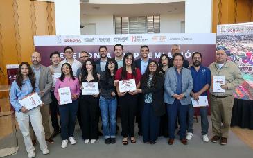 Reconocen a jóvenes universitarios en Hermosillo por proyectos innovadores que fortalecen la vinculación con la industria