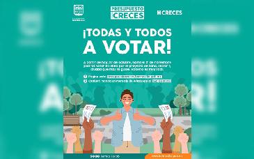 Invita Gobierno Municipal a participar en las votaciones del Presupuesto CRECES 2025