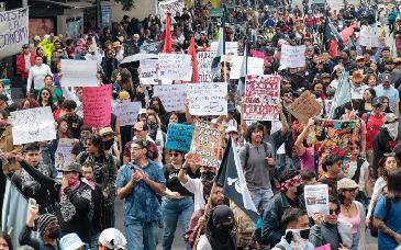Poca participación y cierres viales marcan la segunda marcha de la Generación Z