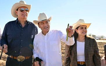 Alfonso Durazo encabeza arranque de cosecha de espárrago en Caborca y refrenda apoyo al campo sonorense