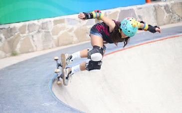 Sonorenses Zoe Arvayo y Sol Badilla avanzan a finales de skateboarding en Olimpiada Nacional
