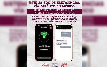 C5I Sonora registra 17 activaciones de Emergencia SOS satelital desde su implementación