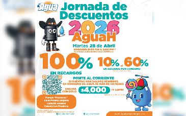 Descuentos de hasta 100% en recargos durante jornada de Agua de Hermosillo en Hermosillo