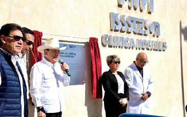 Inaugura Alfonso Durazo ampliación del Hospital Isssteson en Nogales en beneficio de 31 mil derechohabientes