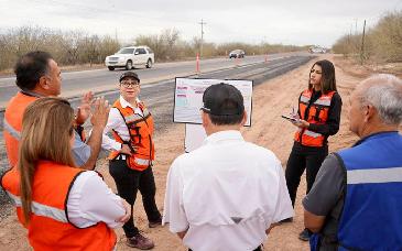 Avanza al 20% modernización de la carretera Hermosillo–Bahía de Kino
