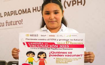 Inicia en Sonora campaña de vacunación contra el VPH con meta de aplicar más de 50 mil dosis