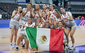 México gana plata en basquetbol femenil con tres sonorenses en el equipo