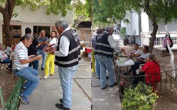 Fortalece SSPC Sonora la seguridad ciudadana con volanteo en Cajeme