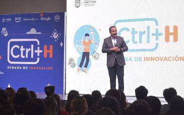 Anuncia Toño Astiazarán fondo para apoyar a emprendedores al inaugurar la Semana de la Innovación Ctrl+H