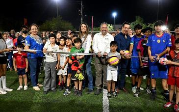 Rehabilitan parque en colonia Nueva Castilla de Hermosillo