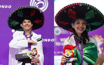 México brilla en Mundial Juvenil de Taekwondo: oro de Guillermo Cortés y plata de Darah Ponce en Tashkent
