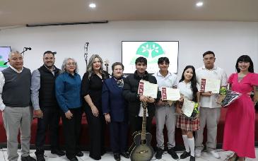 Reconocen a estudiantes de Telebachillerato Comunitario en concurso estatal “Canto con Sentido” de Cecyte Sonora