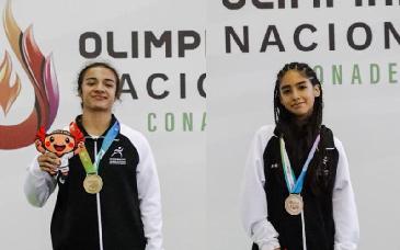 Luchas asociadas femenil suma seis medallas para Sonora en Olimpiada Nacional