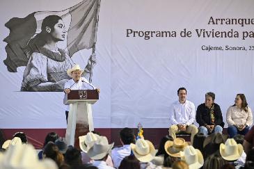 Arranca en Sonora construcción de 37 mil viviendas como parte del Programa Nacional de Vivienda