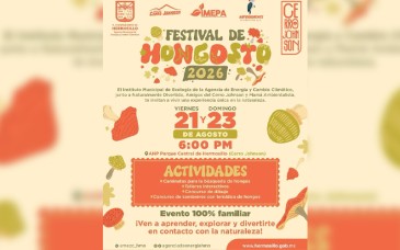Festival de Hongosto invita a las familias de Hermosillo a disfrutar de la naturaleza y aprender sobre hongos