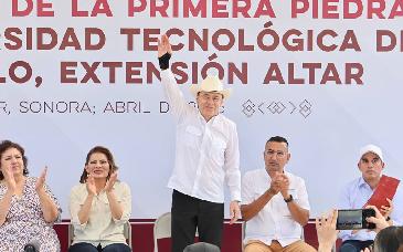 Alfonso&nbsp;Durazo impulsa educación, vivienda y obras ambientales en Caborca y Altar