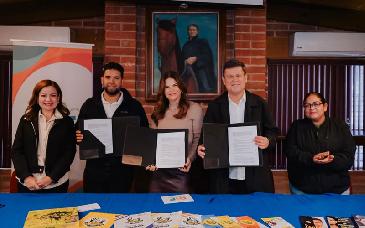 Formaliza Patty Ruibal convenio para llevar el programa “Advertencia” al Instituto Kino