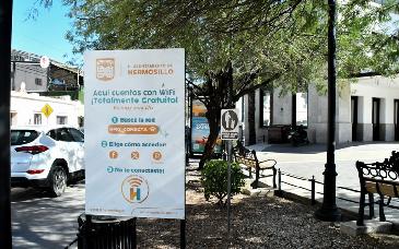 Llega WiFi gratuito del Ayuntamiento de Hermosillo a 260 puntos en espacios públicos