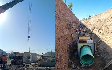 Avanza Agua de Hermosillo con la rehabilitación del colector principal del bulevar Paseo Río Sonora