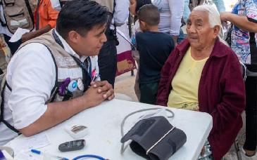 Secretaría de Salud acerca servicios gratuitos al Poblado Miguel Alemán con jornada integral comunitaria