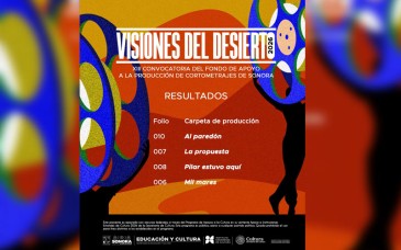 Seleccionan cuatro cortometrajes para recibir apoyo del Fondo “Visiones del Desierto” 2026